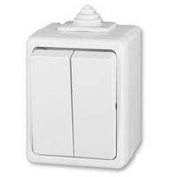 3553-52929 B ABB Praktik vypínač č.5B IP44 bílá 2