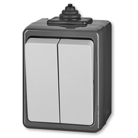 3553-05929 S ABB Praktik vypínač č.5 IP44 šedá 2
