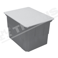 Tremis krabice KDZU pro zkušeb. svorku 210x165x80(150)mm BÍLÁ Z800 2