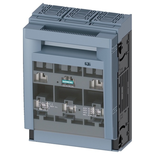 Pojistkový odpínač OEZ NH2 400A 3P 690V 3NP1153-1DA10 1