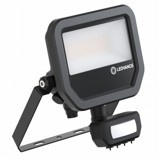 LEDVANCE LED reflrktor FL 20 SN P17W/11W 2400/1600lm 4000K IP65 SENZOR ČERNÁ 1