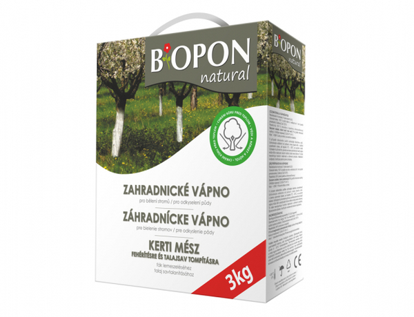 Hnojivo Vápno na zahradu 3kg Bopon 1