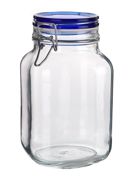 Dóza hermetická skl. s patent. uzávěrem 2000ml FIDO Blue Dóza hermetická skl. s patent. uzávěrem 2000ml FIDO Blue 1