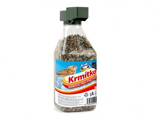Krmítko závěsné s náplní 500g  Krmítko 1