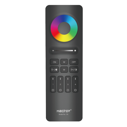 C5-B 4 kanálový dálkový ovladač RGB+CCT 2.4GHz  Mi-Light - černá 1