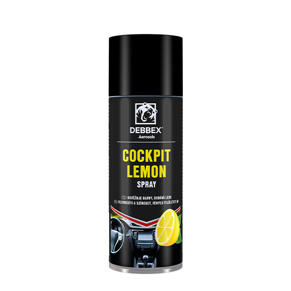 Sprej Cockpit LEMON 400ml DEBBEX Sprej Cockpit LEMON 400ml DEBBEX 1