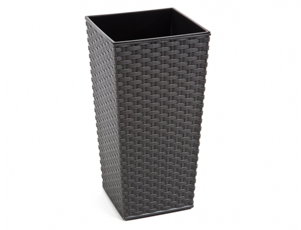 Obal FINEZIA RATTAN 25x25x47cm/antracit 1