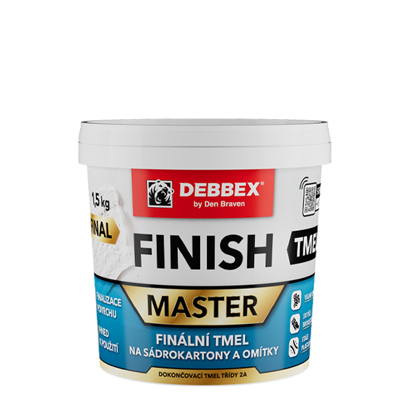 Tmel finální na sádrokartony a omítky  FINISH, 1,5kg 1