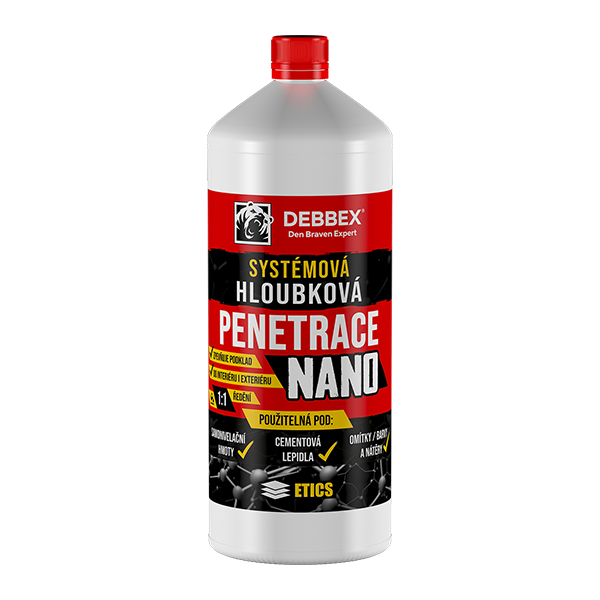 Penetrace hloubková systémová 1 L NANO DEBBEX 57450Q 1