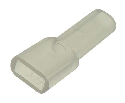 Kryt objímky jednopólový 2,8mm PVC
transparentní, teplotní stálost od -25°C do +
75° 1