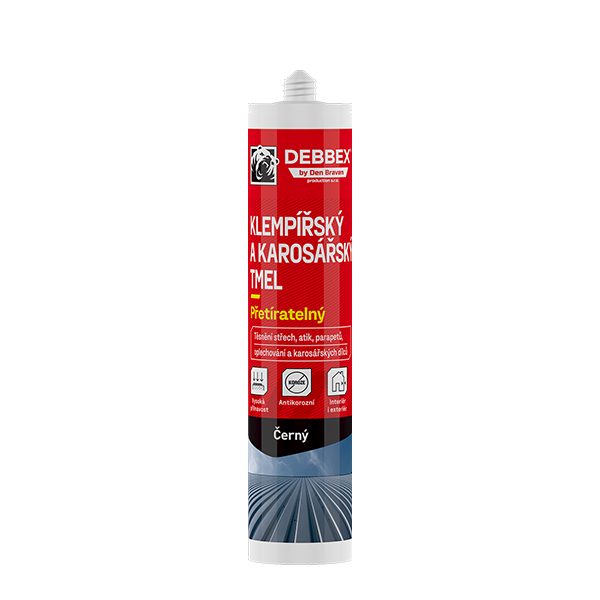Tmel klempířský a karosářský černý 280ml 1
