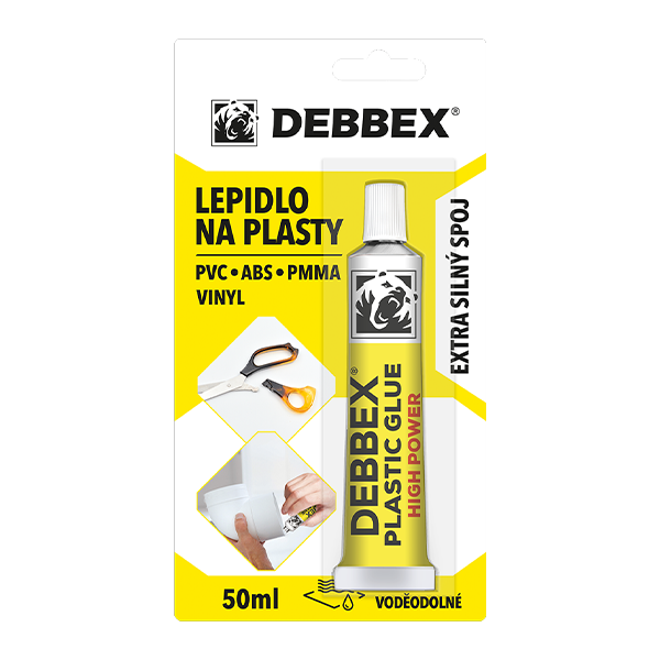 Lepidlo na plasty PLASTIC GLUE 50ml DEBBEX 60040DBX 1