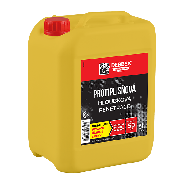 Penetrace hloubková protiplísňová 5 L DEBBEX 57461QP Penetrace hloubková protiplísňová 5 L DEBBEX 57461QP 1