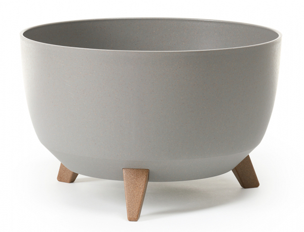 Žardinka ROMA ECO WOOD 4v1 d24x15cm/3ks nožiček/šedý 1