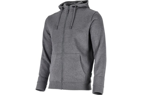 Mikina s kapucí PORA, XL, šedá, STALCO 1