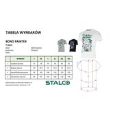 Tričko BONO PAINTER šedé, M, STALCO 2