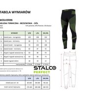 Kalhoty termoaktivní, bezešvé, WOLWERIN, S/M,  STALCO PERFECT 2