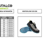 Polobotky pracovní HEKTOR,LOW S3S, 41, STALCO PERFECT 2