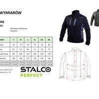 Blůza pracovní STRETCH LINE, modrá, 2XL, STALCO PERFECT 2