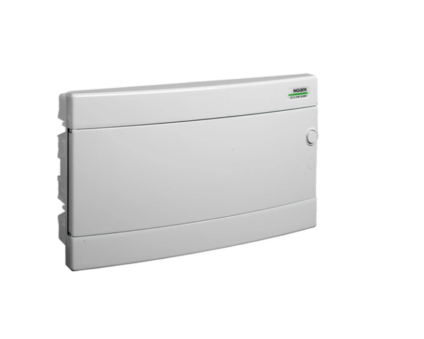 Rozvodnice zápustná NOARK 101519 PNF 18W, bílé dveře, IP40, 18 modulů 1