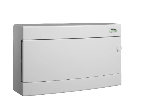 Plastová rozvodnice NOARK 113299 PNS 1X24W bílé dveře, na omítku, IP40, 1 řada, 24 mod 1