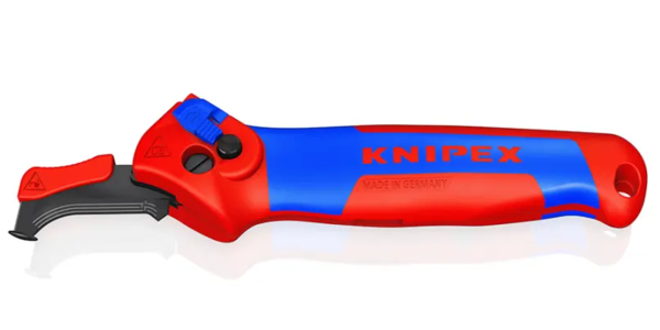 KNIPEX 16  50 145 Nůž na kabely s háčkem s funkcí ráčny 1