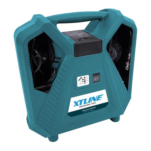 Kompresor bezolejový 1100W + přísl. 8 dílů, XTLine XT2011 1