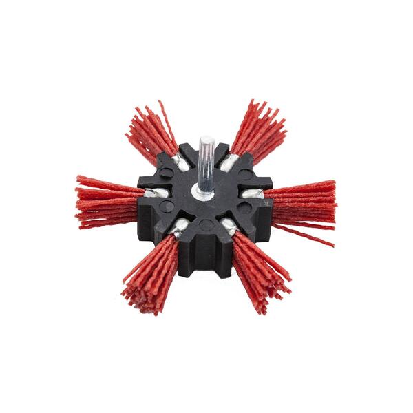 Kartáč radiální nylon, válcová stopka | 100mm 1
