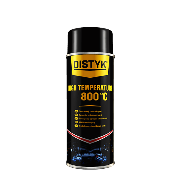 High Temperature 800°C žáruvzdorný stříbrný 400ml DISTYK 1