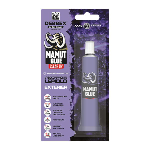 Mamut glue CLEAR UV 25ml transp. DEBBEX 350010TU 1