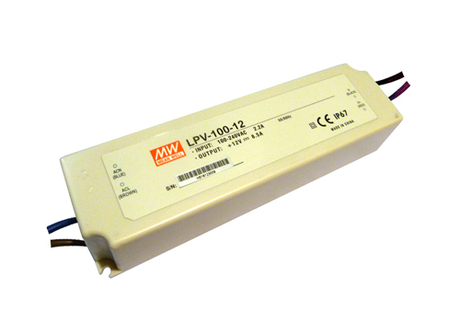 LPV-100-12 MeanWell Napájecí zdroj pro LED 100W 12V IP67 1