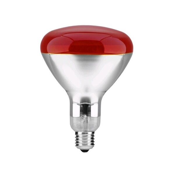 Prémiová výhřevná infra žárovka E27 250W, 125mm, rubínová 1