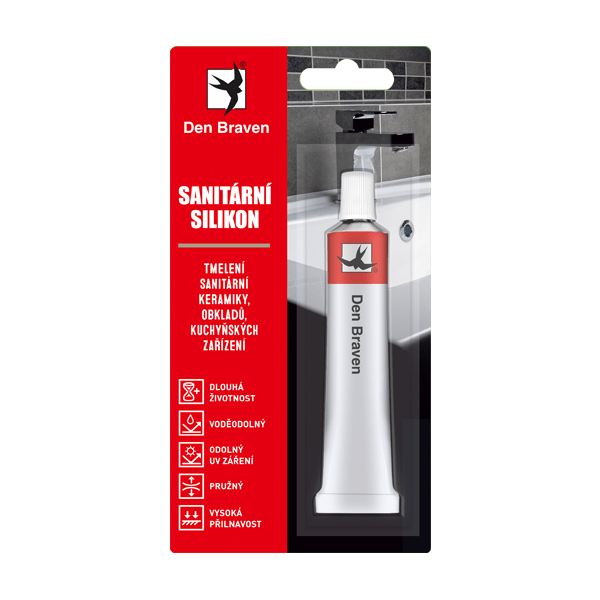 Silikon sanitární bílý 23ml RL DEBBEX 35000TU 1