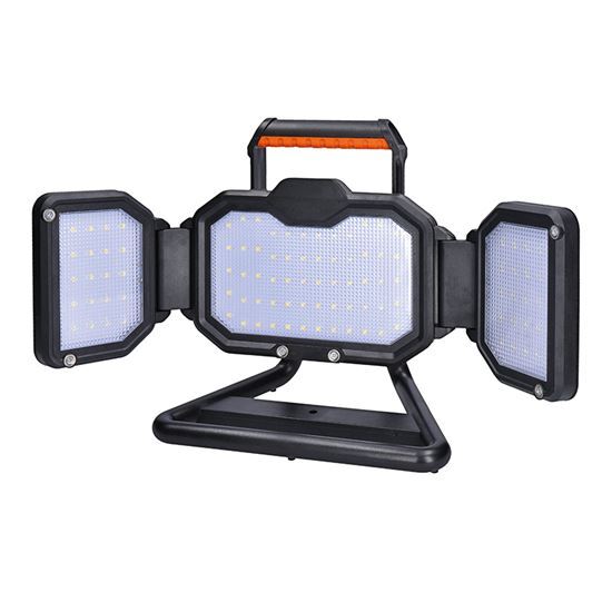 Solight WM-50W-RE LED reflektor 50W přenosný nabíjecí  5000lm 1