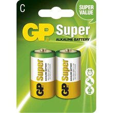 xxxAlkalická baterie GP Super LR14 (C), blistr B1331