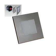 Emithor 48302 - LED Schodišťové svítidlo STEP LIGHT LED/1W/230V silver