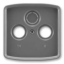 5011A-A00300 S2 ABB Tango kryt TV+R+SAT kouřový šedý