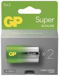 Alkalická baterie GP Super D (LR20) B01412 1