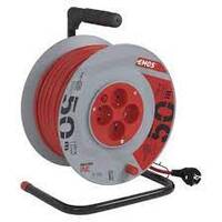 Prodlužovací kabel na bubnu 50 m / 4 zásuvky / červený / PVC / 230 V / 1,5 mm2 P19450 2