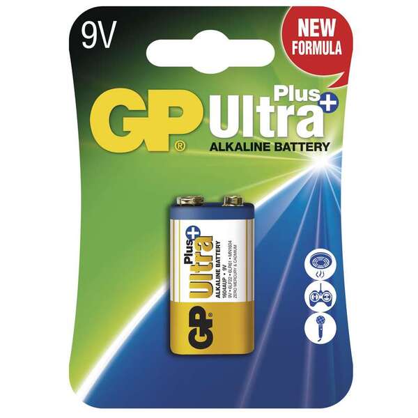 xxxxAlkalická baterie GP Ultra Plus 9V (6LF22) B1751 1